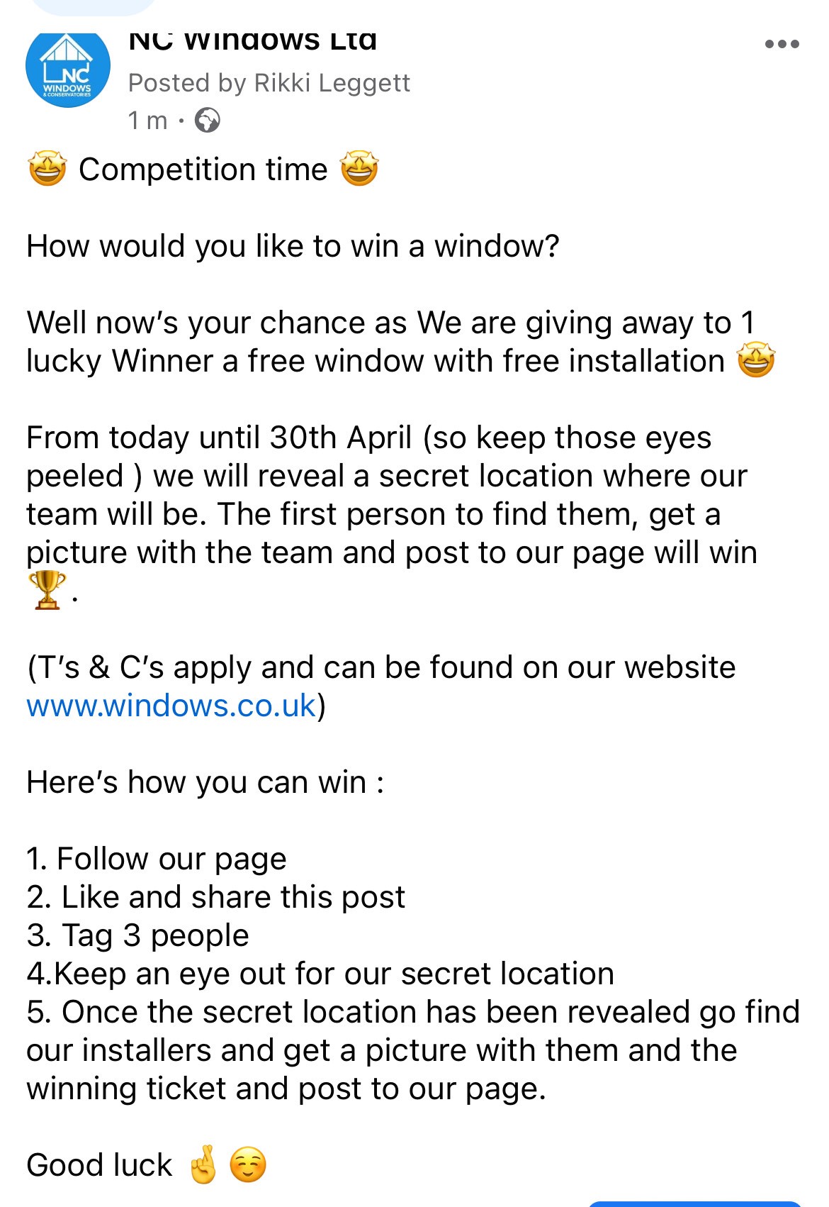 win window competition